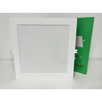 LED panel V-TAC Zápustný LED panel 24W čtverec Studená bílá 6000 - 6500K