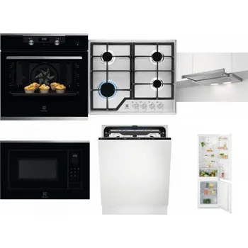 Set domácích spotřebičů ELECTROLUX KODEH70X + ELECTROLUX KGS6426SX + ELECTROLUX LFP326S + ELECTROLUX LMS4253TMX + ELECTROLUX EEM69410L + ELECTROLUX LND5FE18S