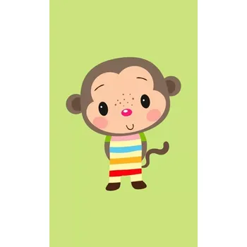 Dětský ručník 50 x 30 Opička