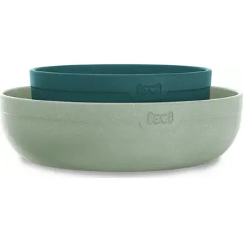 dětská jídelní sada LOVI misky 2ks Pistachio