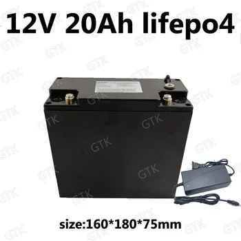 Záložní baterie Akumulátor LiFePo4 12V 20Ah baterie pro UPS golfový vozík Solární světla elektrické kolo Escooter