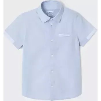 Chlapecká košile Chlapecká košile s krátkým rukávem Mayoral 3116-11 Celeste