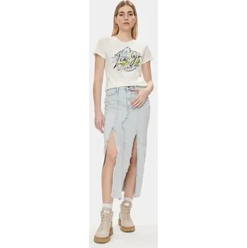 Dámská sukně Liu Jo Džínová sukně UA4266 DS049 Modrá Regular Fit 32