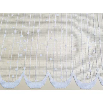 Záclona ČM textilní Žakárová záclona V 022 bílá 180 cm