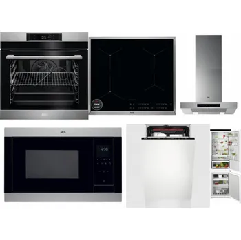 Set domácích spotřebičů AEG BPK742380M + AEG Mastery SenseBoil IAE64413XB + AEG Mastery DBB5660HM + AEG Mastery MSB2547D-M + AEG Mastery MaxiFlex FSE73507P + AEG TSC6M181ES