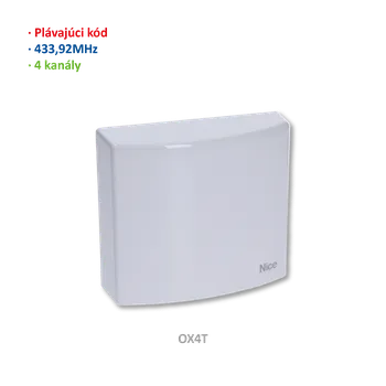 Přijímač univerzální 4-kanál se zabudovaným vysílačem