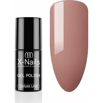 Profesionální gel lak Deluxe line, 5ml – MACCHIATO (světle hnědý, perfektně krycí gel lak) (Dlouhotrvající gel lak, 5ml – světle hnědý)