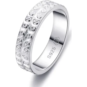 Prsten NUBIS® Stříbrný prsten - velikost 59 - NB-5544-59