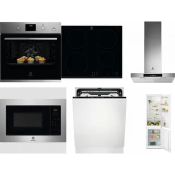 Set domácích spotřebičů ELECTROLUX KODGH70TX + ELECTROLUX LIR60430 + ELECTROLUX LFT426X + ELECTROLUX EMS4253TEX + ELECTROLUX EEM69410L + ELECTROLUX LND5FE18S