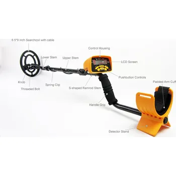 Detektor kovů MD-6250 Profesionální detektor kovů BOOLATEK MD6250 s vysokou citlivostí detekce zlata