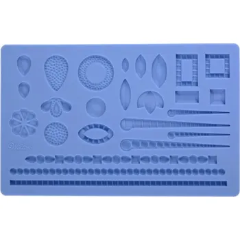 Forma na pečení Silikonová forma na fondán šperky Wilton