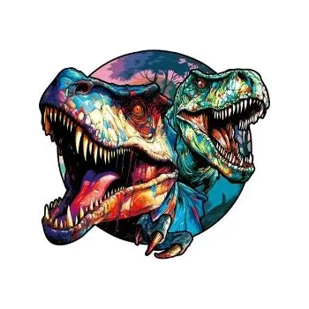 Puzzle Dřevěné puzzle - Dinosaurus 06, A4