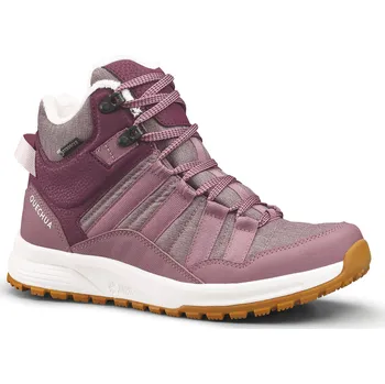 Pánské tenisky QUECHUA Dámské zimní turistické nepromokavé hřejivé boty NH 500 41 KAŠTANOVÁ|ČERVENÁ