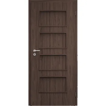 Interiérové dveře SAPELI SWING KOMFORT M19 - CPL LAMINÁT - OTOČNÉ DVEŘE VČ. ZÁRUBNĚ - Ořech Průchozí šířka (cm): 90, Průchozí výška (cm): 197