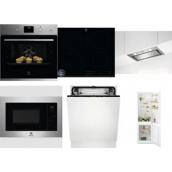 Set domácích spotřebičů ELECTROLUX KODGH70TX + ELECTROLUX LIR60433B + ELECTROLUX LFG716X + ELECTROLUX EMS4253TEX + ELECTROLUX EEA27200L + ELECTROLUX LND5FE18S