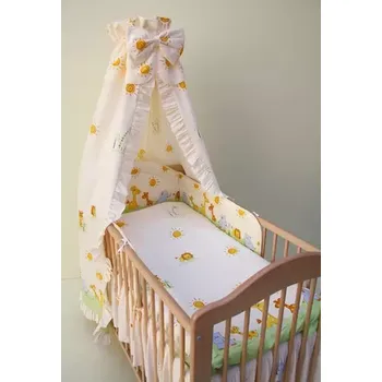 Příslušenství pro dětskou postel a kolébku Povlečení do postýlky 4dílná Afrika 120x90cm