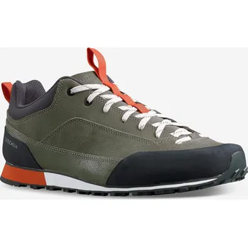 Pánská treková obuv QUECHUA Pánské turistické boty Arpenaz 500 Revival 43 KAŠTANOVÁ|ORANŽOVÁ|ZELENÁ