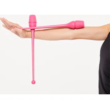 Sportovní kužel DOMYOS Kužely na moderní gymnastiku 36 cm RŮŽOVÁ