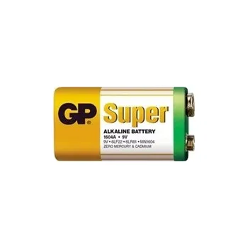 Článková baterie Baterie GP Super Alkaline 9VA, 9V