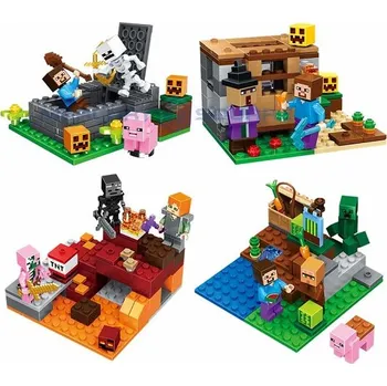 ostatní stavebnice MINECRAFT MELON FARM AND NETHER FIGHT - MELOUNOVÁ FARMA A NETHER BOJ