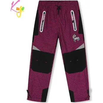 Dívčí kalhoty Dívčí outdoorové kalhoty Kugo G9650, růžové