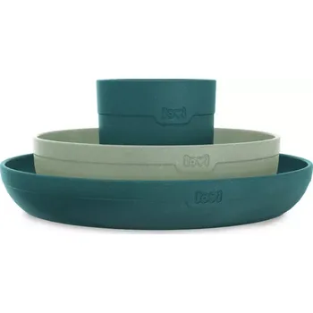 Sada nádobí LOVI sada nádobí s hrnečkem 3ks Pistachio