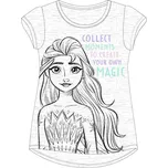 Frozen - licence Dívčí tričko - Frozen 52029453, šedý melír Barva: Šedá, Velikost: 104