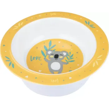 Canpol babies Melaminová miska s přísavkou EXOTIC ANIMALS 270ml žlutá (4519)