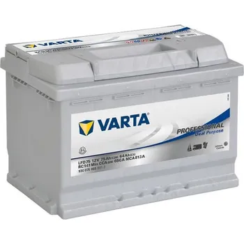 Trakční baterie Trakční baterie VARTA PROFESSIONAL DUAL PURPOSE 75Ah (20h), 12V, LFD75