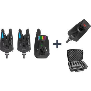 Signalizace záběru FLACARP Sada signalizátorů X7 2+1 + pohybové čidlo AL2 s kufříkem (FLACARP X7 2+1 + AL2 s kufříkem)