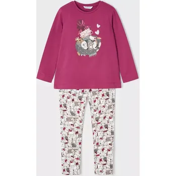 Dívčí set Mayoral 4777-015 vínová