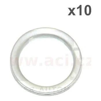 Autodíl poznikované těsnící kroužky vnitřní průměr 11,9mm, vnější průměr 16,7mm, tloušťka 2mm, sada 10ks
