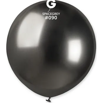 Balónek Svet balonku Balónek chromový šedý 48 cm 25 ks