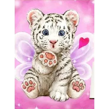 Mozaiková sada DIAMANTOVÁ MOZAIKA TYGR 22 - SLEVA -50%