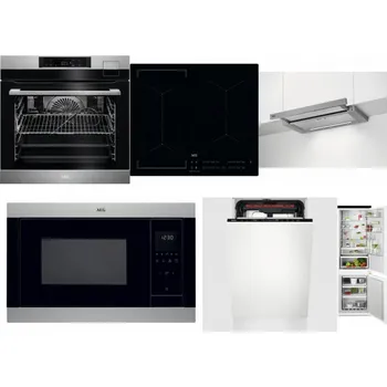 Set domácích spotřebičů AEG BSK792380M + AEG Mastery Bridge IKE64441IB + AEG DPE5660M + AEG Mastery MSB2547D-M + AEG Mastery MaxiFlex FSE73507P + AEG TSC6M181ES
