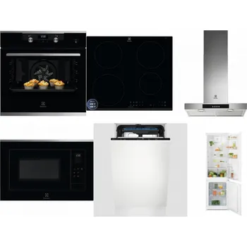 Set domácích spotřebičů ELECTROLUX KODEH70X + ELECTROLUX LIR60433B + ELECTROLUX LFT426X + ELECTROLUX LMS4253TMX + ELECTROLUX EEM23100L + ELECTROLUX LND5FE18S