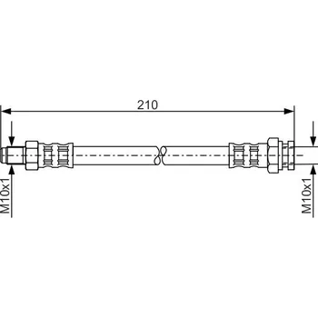 Brzdová hadice Brzdová hadice BOSCH 1 987 476 877