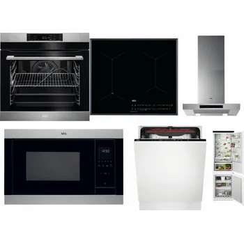 Set domácích spotřebičů AEG BPK742380M + AEG Mastery SenseFry IAE64431FB + AEG Mastery DBB5660HM + AEG Mastery MSB2547D-M + AEG Mastery MaxiFlex FSB53927Z + AEG TSC6M181ES
