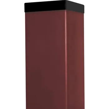 Sloupek čtyřhranný Damiplast®; 60x60/1,5; Cihlový Výška (mm): 1600