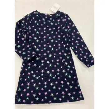 Oblečení a móda Topo zateplené šaty barevné hvězdičky velikost 104