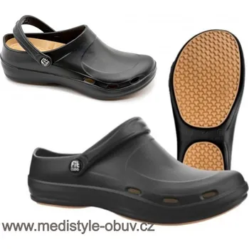 Dámská zdravotní obuv MEDISTYLE FitClog 3FIT-BA001/Č ČERNÁ pracovní obuv vel.36-43 , černá - 40