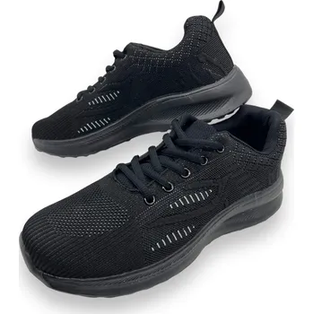 Dámské tenisky Sport Dámské černé šněrovací tenisky 34 Barva: Černá, Velikost: 38