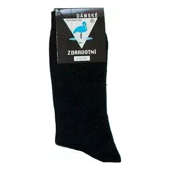 Dámské kalhoty Dámské zdravotní ponožky 100% bavlna černé 853/3