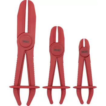 Kleště Kleště na uzavření hadic, přímé, sada 3 kusy, plastové, Welzh (Welzh Werkzeug)