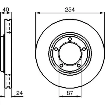 Brzdový kotouč Brzdový kotouč BOSCH 0 986 478 663