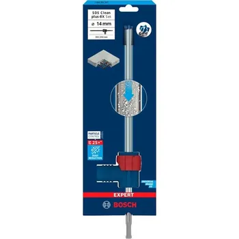 Vrták BOSCH Sada vrtáků do betonu EXPERT SDS Clean plus-8X, 14&nbsp;×&nbsp;200&nbsp;×&nbsp;350&nbsp;mm (2608901767)