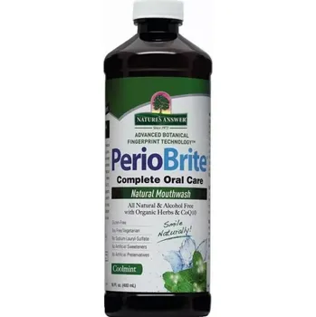Ústní voda NATURE´S ANSWER Ústní voda PerioBrite chladivá mátová 480 ml