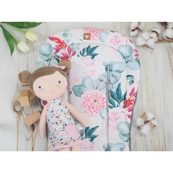 Podložka do kočárku prodloužená (Georgia, šedý fleece)