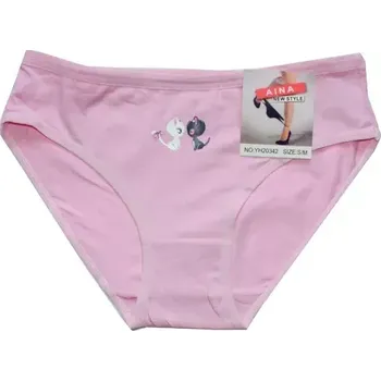 Dámské kalhoty Dámské kalhotky do boků dvě kočičky růžová 20342 602/56