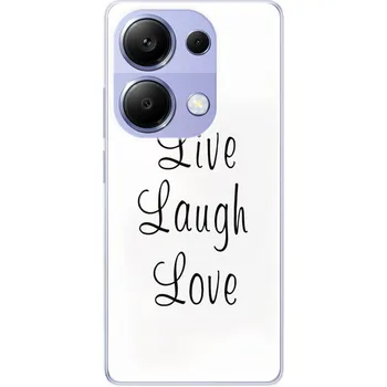 Odolné silikonové pouzdro iSaprio - Live Laugh Love - Xiaomi Redmi Note 13 Pro